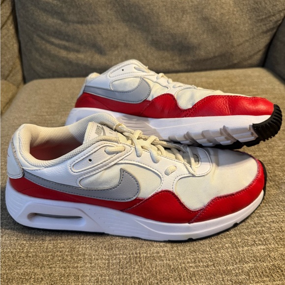 Nike Other - Nike Air Max SC Red and White Sneakers size 9.5